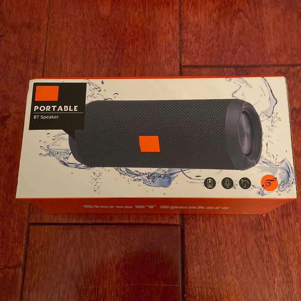Portable BT speakers.